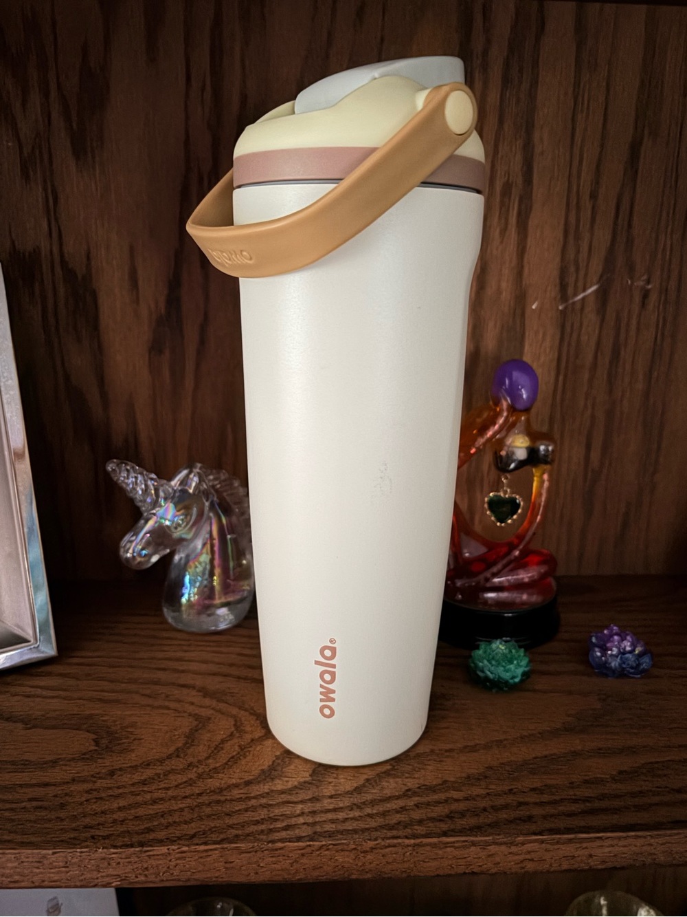 Owala Cream Travel Tumbler
